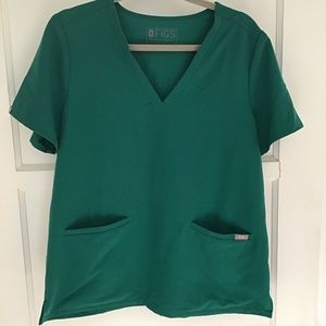 FIGS. scrub top womens L